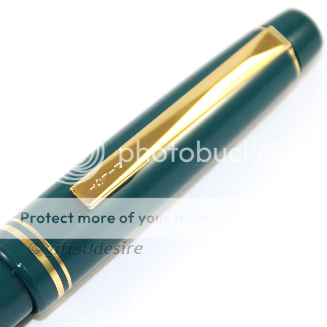 PILOT 78G Teal GT Fountain Pen Fine Nib Includes Converter +2 Ink