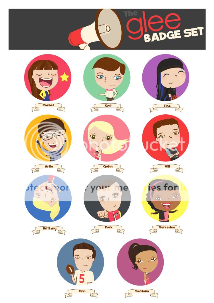 Glee Badges